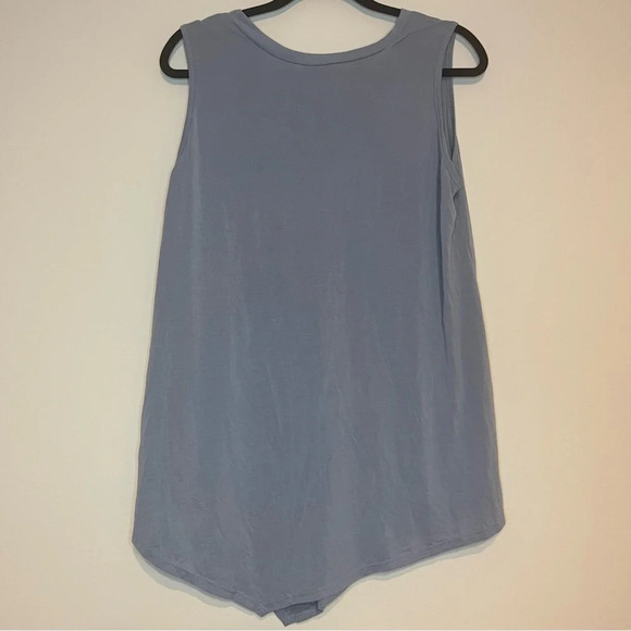 JODIFL Lagenlook Asymmetrical Rayon Contemporary Buttons Summer Tunic Tank Top - Picture 7 of 8